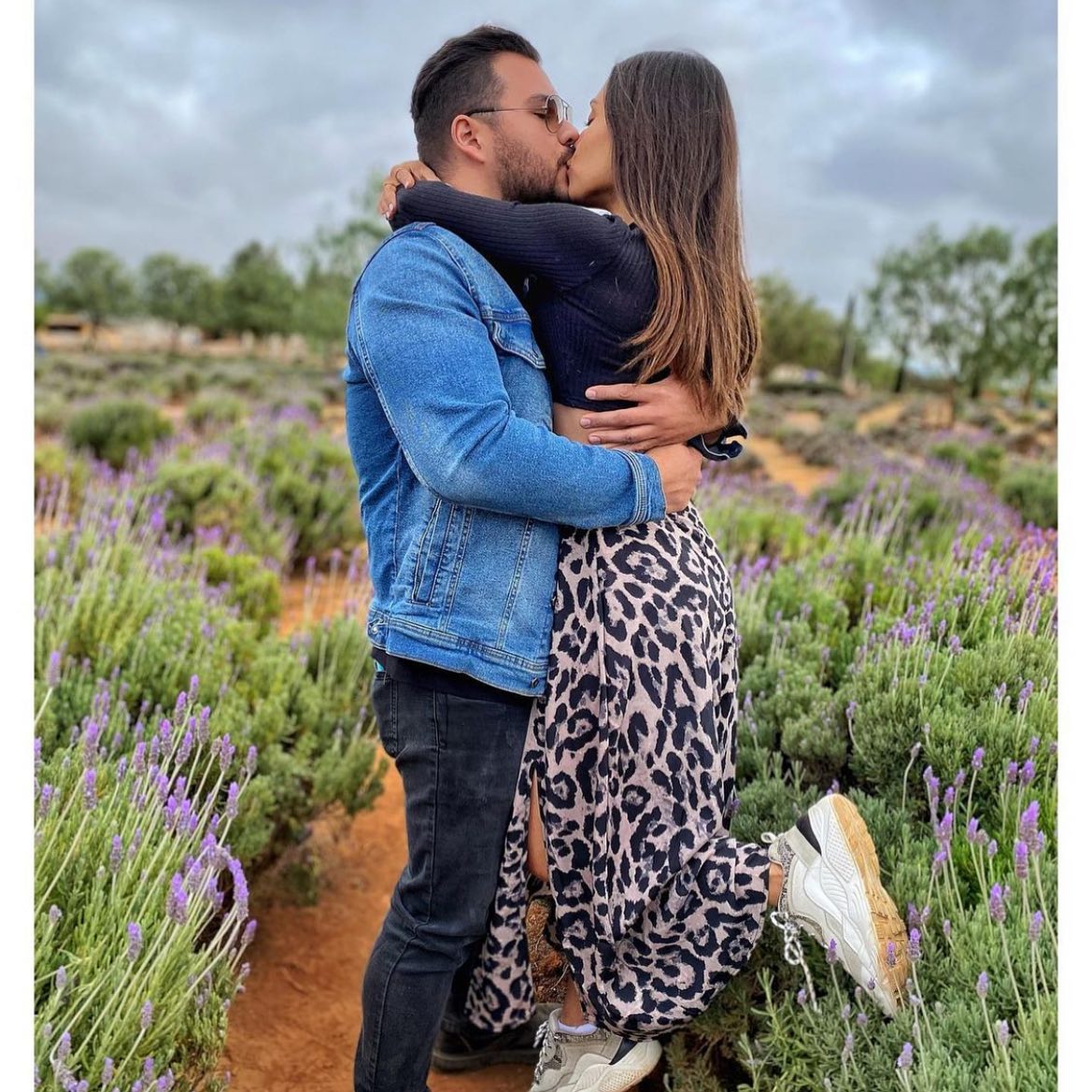 Couple in fields